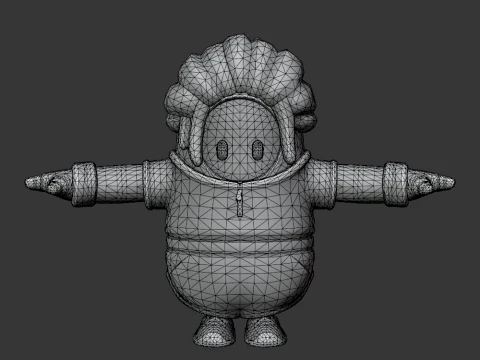 Tidewalker Trace Fall Guy - Fortnite 3D Model