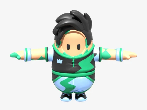 Championship Jonesy Fall Guy - Fortnite 3D Model