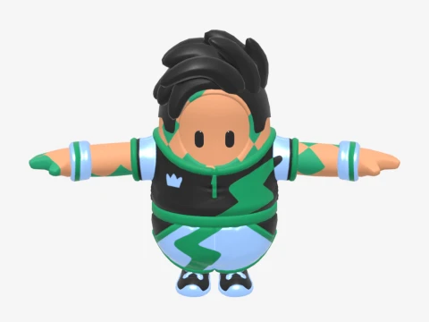 Championship Jonesy Fall Guy - Fortnite 3D Model