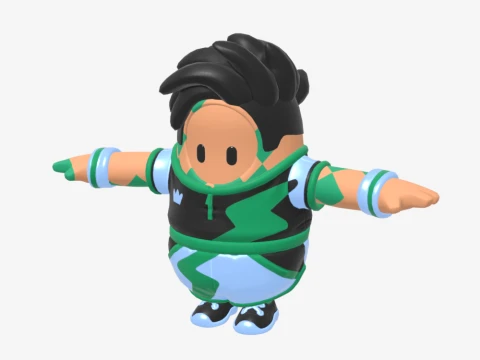 Championship Jonesy Fall Guy - Fortnite 3D Model