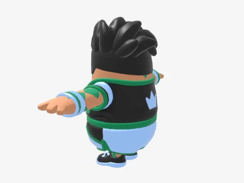 Championship Jonesy Fall Guy - Fortnite 3D Model