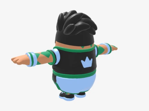 Championship Jonesy Fall Guy - Fortnite 3D Model