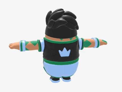 Championship Jonesy Fall Guy - Fortnite 3D Model
