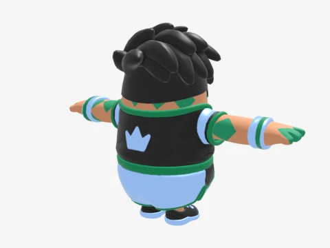 Championship Jonesy Fall Guy - Fortnite 3D Model