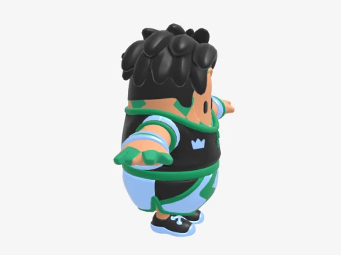 Championship Jonesy Fall Guy - Fortnite 3D Model