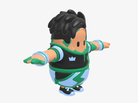 Championship Jonesy Fall Guy - Fortnite 3D Model