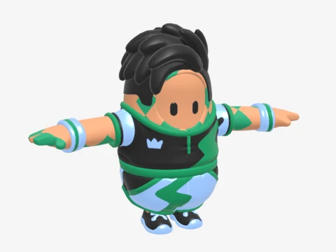 Championship Jonesy Fall Guy - Fortnite 3D Model