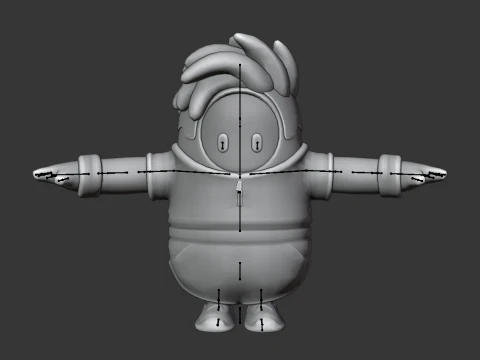 Championship Jonesy Fall Guy - Fortnite 3D Model