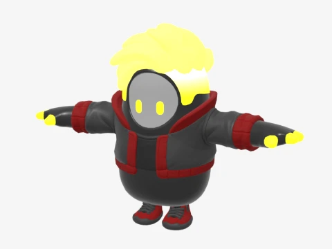 Hotwire Fall Guy - Fortnite 3D Model