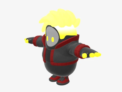 Hotwire Fall Guy - Fortnite 3D Model