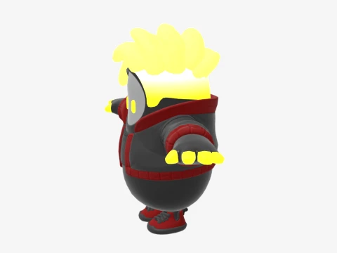 Hotwire Fall Guy - Fortnite 3D Model