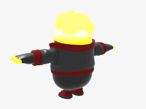 Hotwire Fall Guy - Fortnite 3D Model
