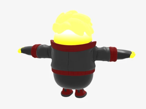 Hotwire Fall Guy - Fortnite 3D Model