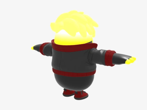Hotwire Fall Guy - Fortnite 3D Model