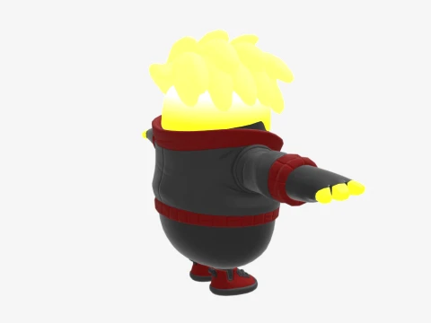 Hotwire Fall Guy - Fortnite 3D Model