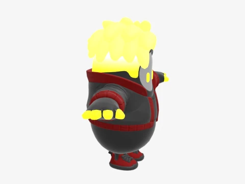 Hotwire Fall Guy - Fortnite 3D Model