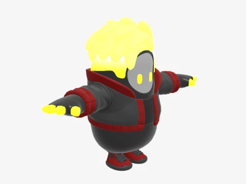 Hotwire Fall Guy - Fortnite 3D Model