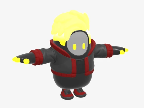 Hotwire Fall Guy - Fortnite 3D Model