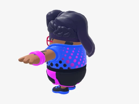 Scuba Crystal Fall Guy - Fortnite 3D Model
