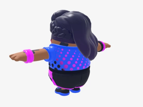 Scuba Crystal Fall Guy - Fortnite 3D Model