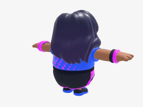 Scuba Crystal Fall Guy - Fortnite 3D Model