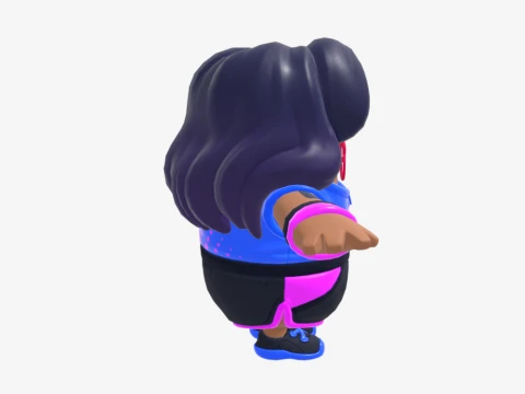 Scuba Crystal Fall Guy - Fortnite 3D Model
