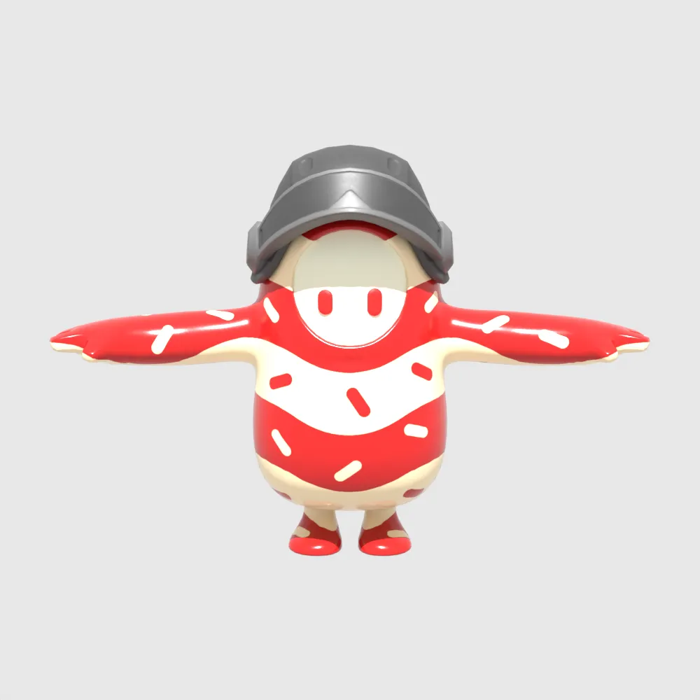 Kane Fall Guy - Fortnite 3D Model .c4d .max .obj .3ds .fbx .stl .blend 