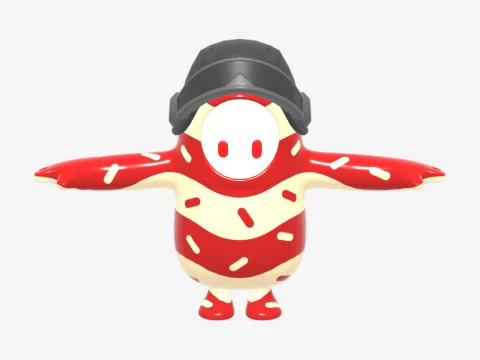 Kane Fall Guy - Fortnite 3D Model