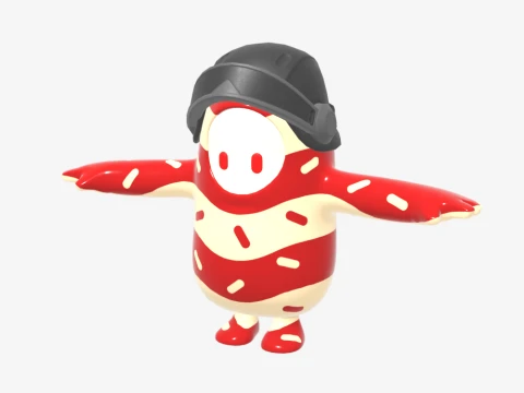 Kane Fall Guy - Fortnite 3D Model