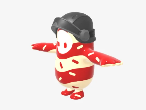 Kane Fall Guy - Fortnite 3D Model