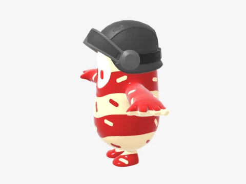 Kane Fall Guy - Fortnite 3D Model