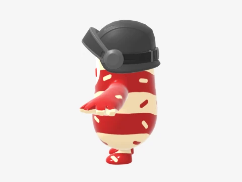 Kane Fall Guy - Fortnite 3D Model