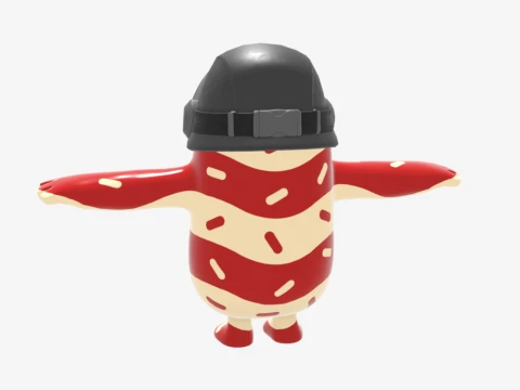 Kane Fall Guy - Fortnite 3D Model