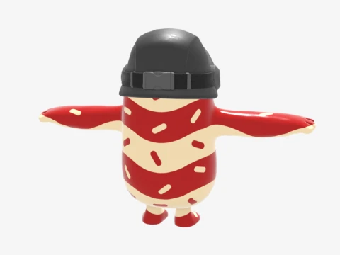 Kane Fall Guy - Fortnite 3D Model