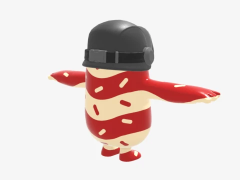 Kane Fall Guy - Fortnite 3D Model