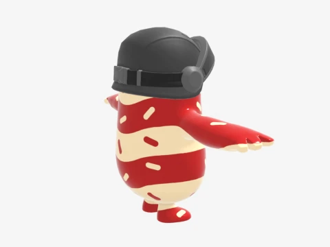 Kane Fall Guy - Fortnite 3D Model