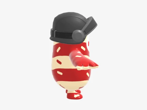 Kane Fall Guy - Fortnite 3D Model