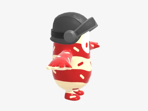 Kane Fall Guy - Fortnite 3D Model