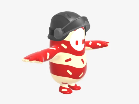 Kane Fall Guy - Fortnite 3D Model