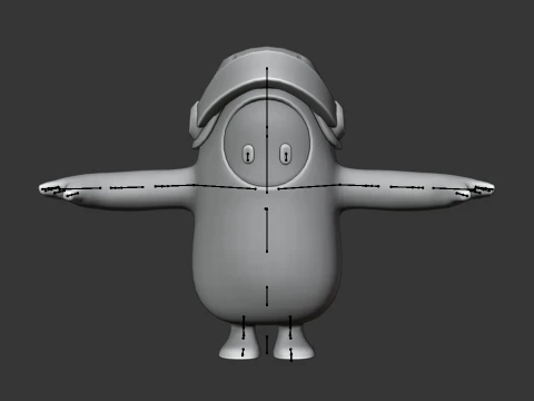 Kane Fall Guy - Fortnite 3D Model