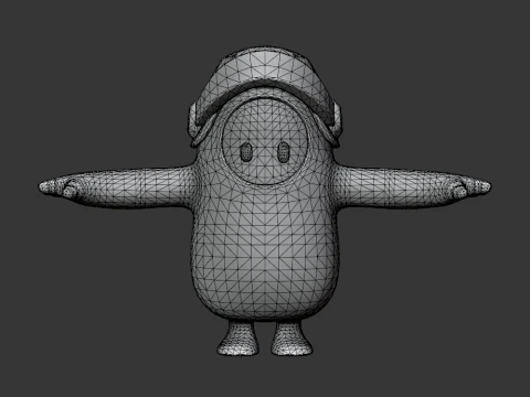 Kane Fall Guy - Fortnite 3D Model