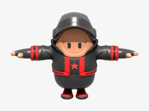 Redline Racer Fall Guy - Fortnite 3D Model