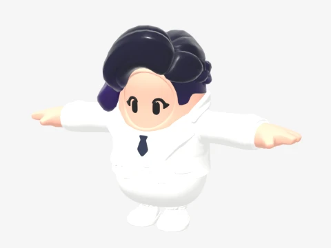 Court Queen Erisa Fall Guy - Fortnite 3D Model