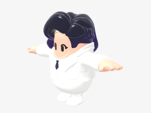Court Queen Erisa Fall Guy - Fortnite 3D Model