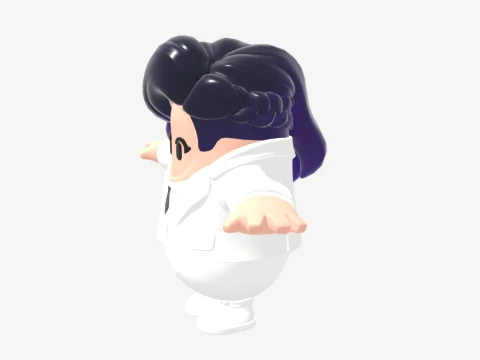 Court Queen Erisa Fall Guy - Fortnite 3D Model