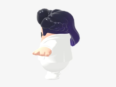 Court Queen Erisa Fall Guy - Fortnite 3D Model