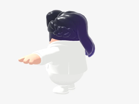 Court Queen Erisa Fall Guy - Fortnite 3D Model