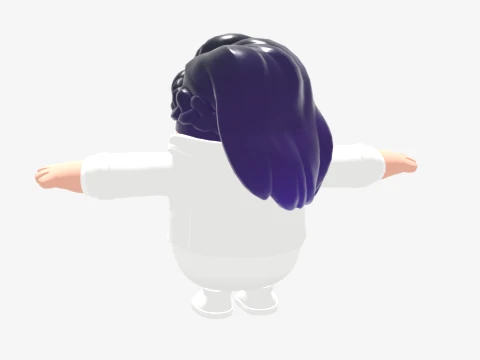 Court Queen Erisa Fall Guy - Fortnite 3D Model