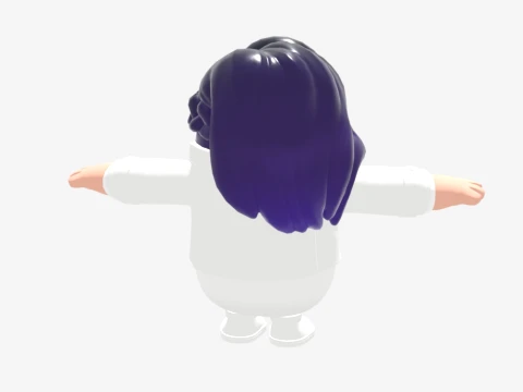 Court Queen Erisa Fall Guy - Fortnite 3D Model