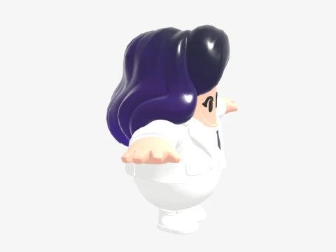 Court Queen Erisa Fall Guy - Fortnite 3D Model